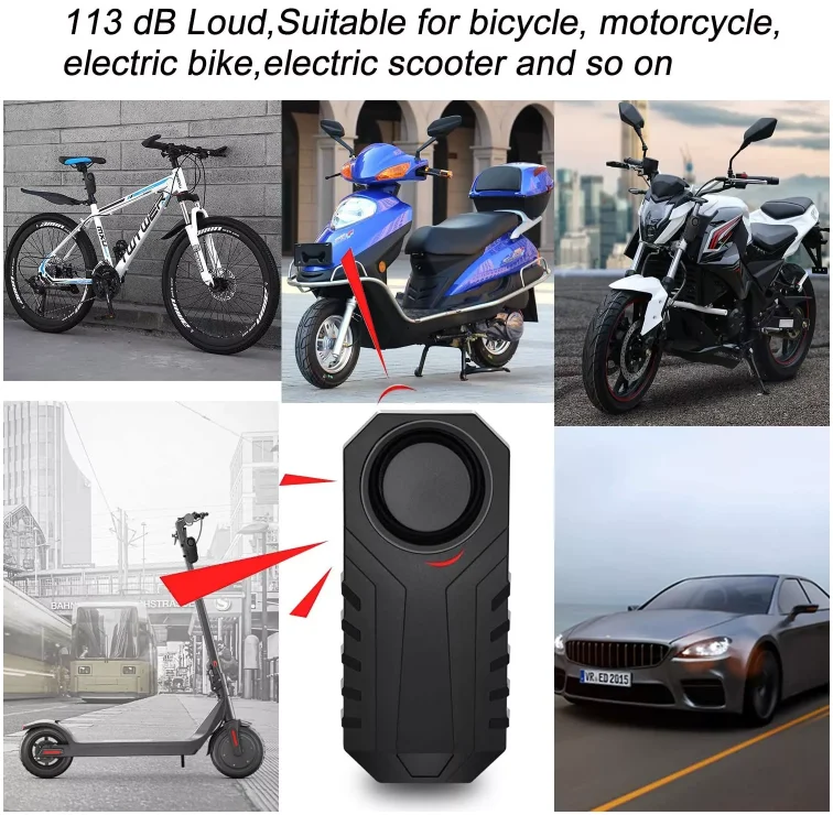 Am Beliebtesten: Kabellose Funk-Vibrationssensor-Alarmanlage fr Fahrrder   Anti-Diebstahl-System| Alibaba.com