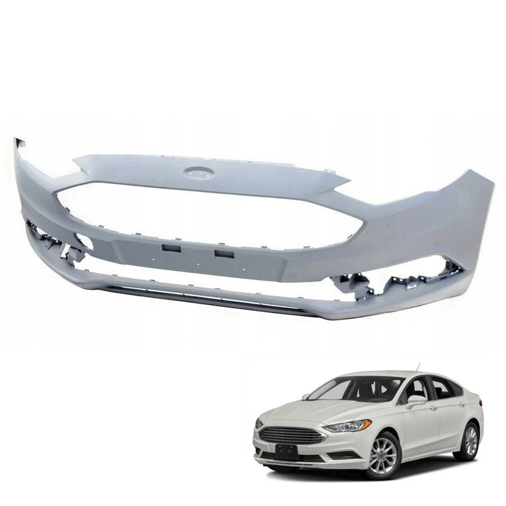 auto parts aftermarket car spare accessories plastic black new front bumper cover for 2017-2018 ford fusion