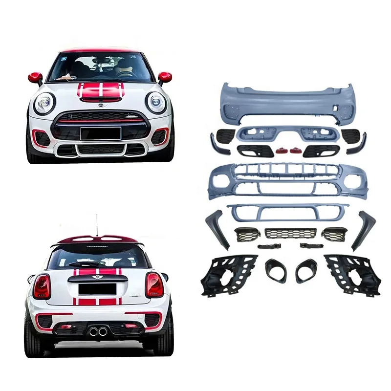 2014-2020Y F55 F56 Upgrade To Jcw Style Body Kit Facelift Car Bumpers Car Accessories Auto Parts