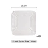 10'' Square White