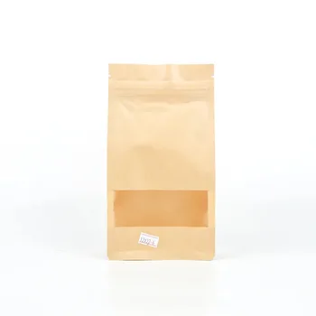 Factory direct sales composite paper bag/kraft paper zipper bag