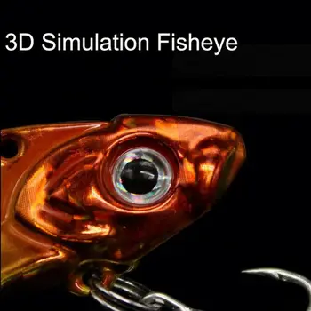 3D Eyes Sinking Metal VIB Bait for Marlin Tilapia Bream Fishing for Ice Fishing River ABS for Perch Barracuda Crank Cherry Use – Metal Jig – view 4