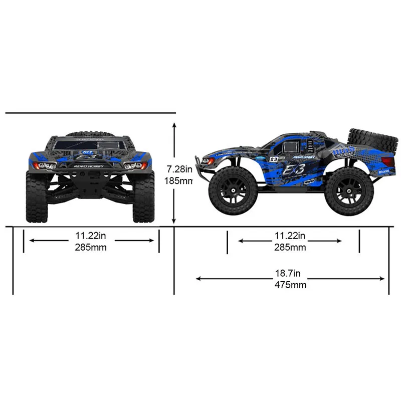 rc truck electric motors