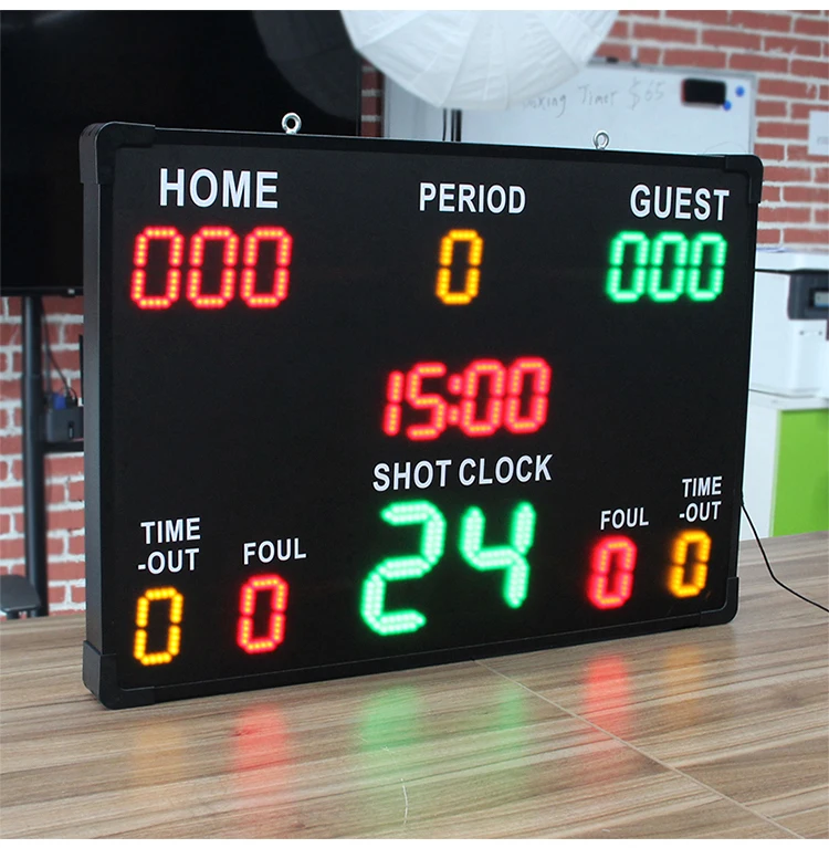 Cp043 Large Led Score Display Board 24s Countdown Digital Basketball
