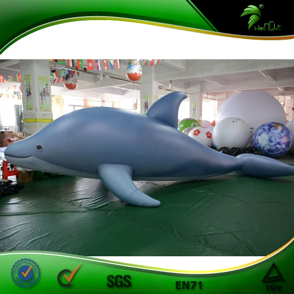 Large Inflatable Pool Toys Hongyi Inflatable Whale Balloon Giant Dolphin  Pool Animal XXL Air Toy
