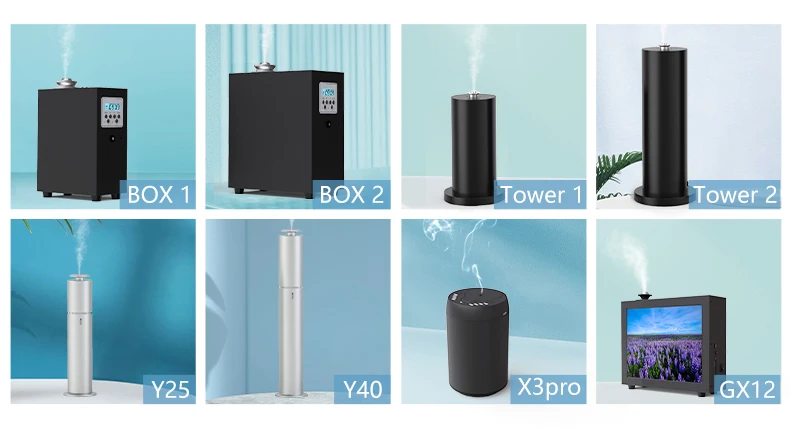 CNUS BOX1 Professional Commercial Electric Scent Diffuser Fragrance Oil Scenting Aroma Tower Diffusers factory