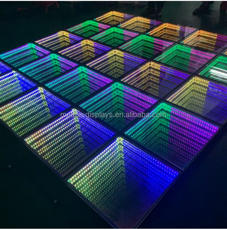 Good Price Matrix Displays Magnetic 3d Infinity Mirror Led Floor Panel
