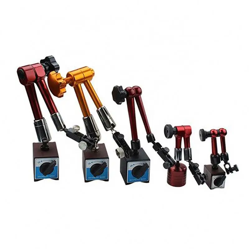 Adjustable Magnetic Stand for Dial Indicator Gauge Magnetic Base Holder with Fine Adjustment Arm