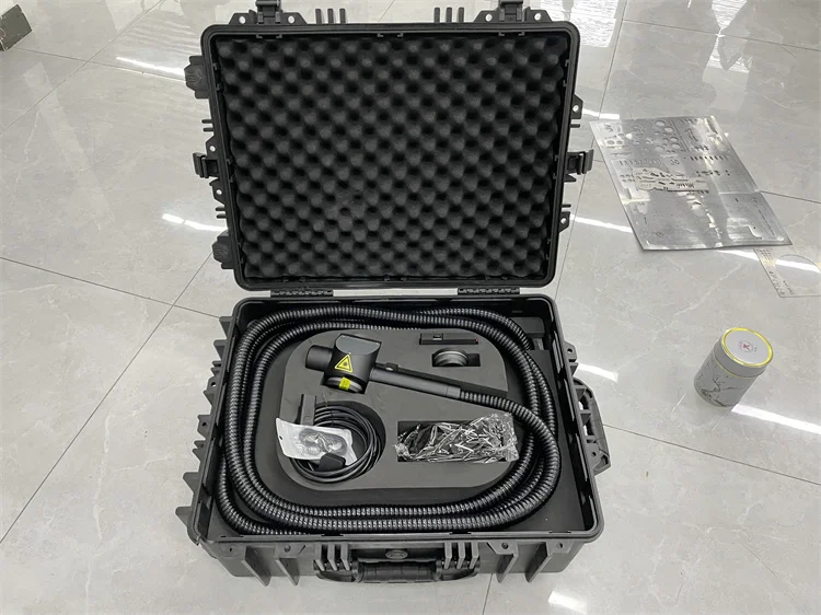 100w JInan Efficient Cleaning Pulse Laser Cleaning Machine for Mechanical Processing Cultural Relics restoration  Mold Cleaning