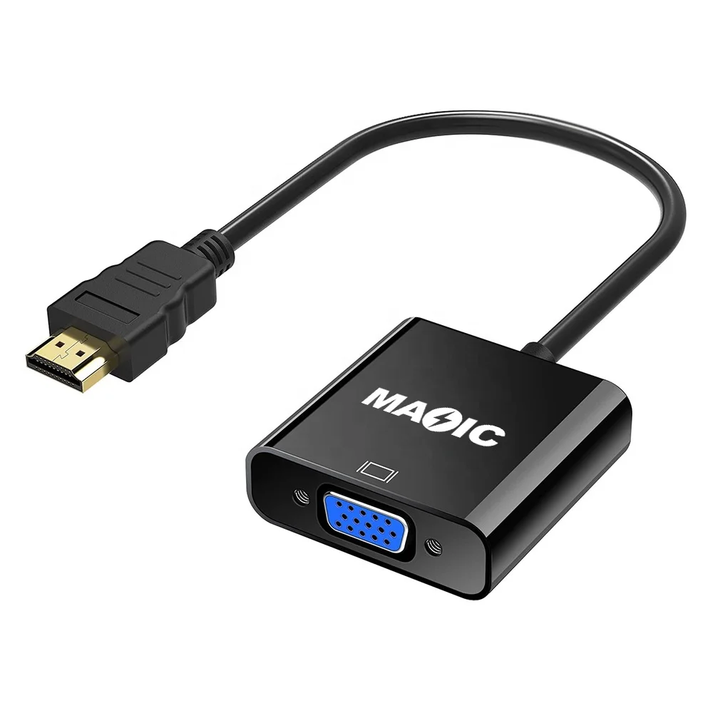 Convertidor Hdmi Macho Adaptador Hdmi A Vga Hembra Convertidor