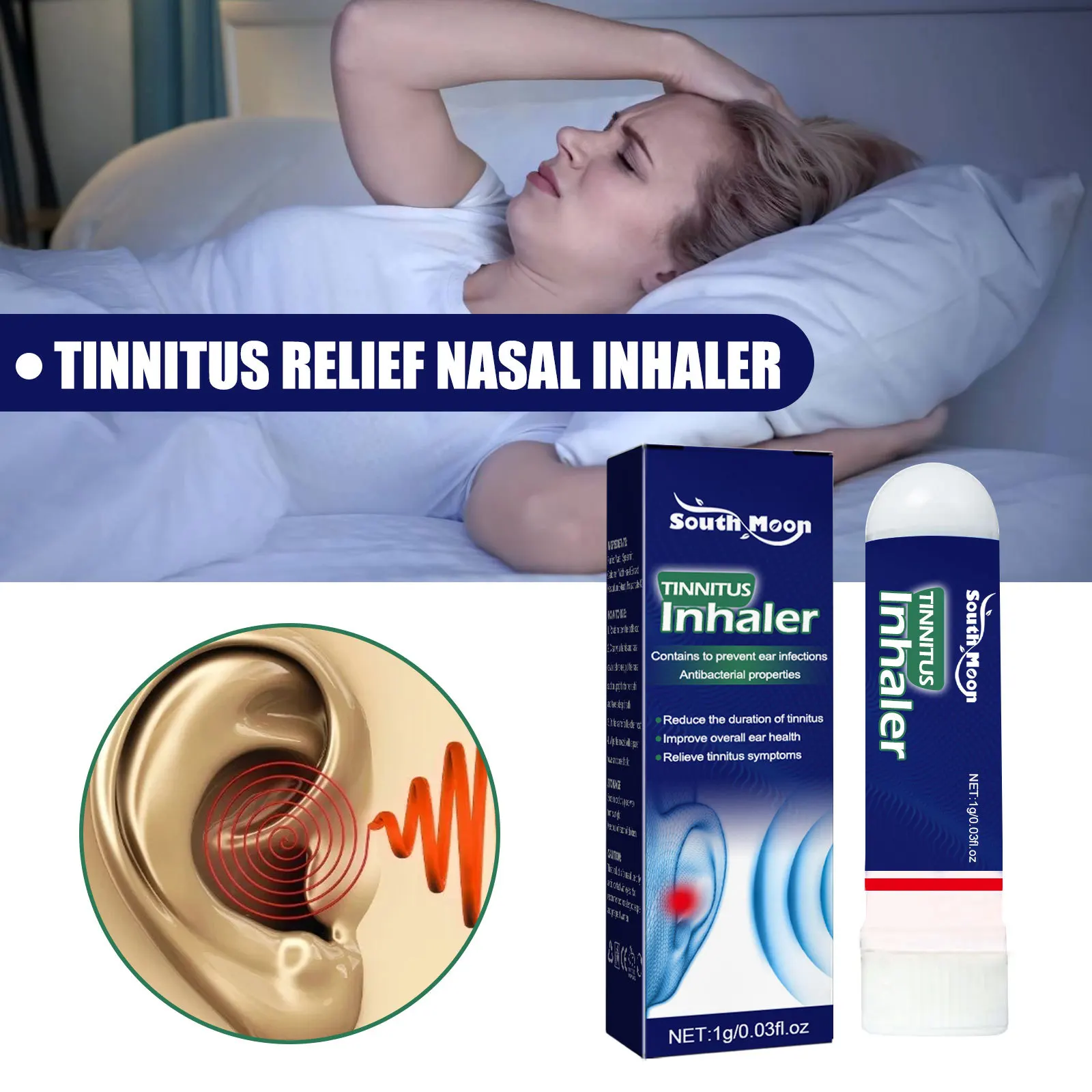 Instant Tinnitus Relief Nasal Inhalers Treatment Relieve Tinnitus ...