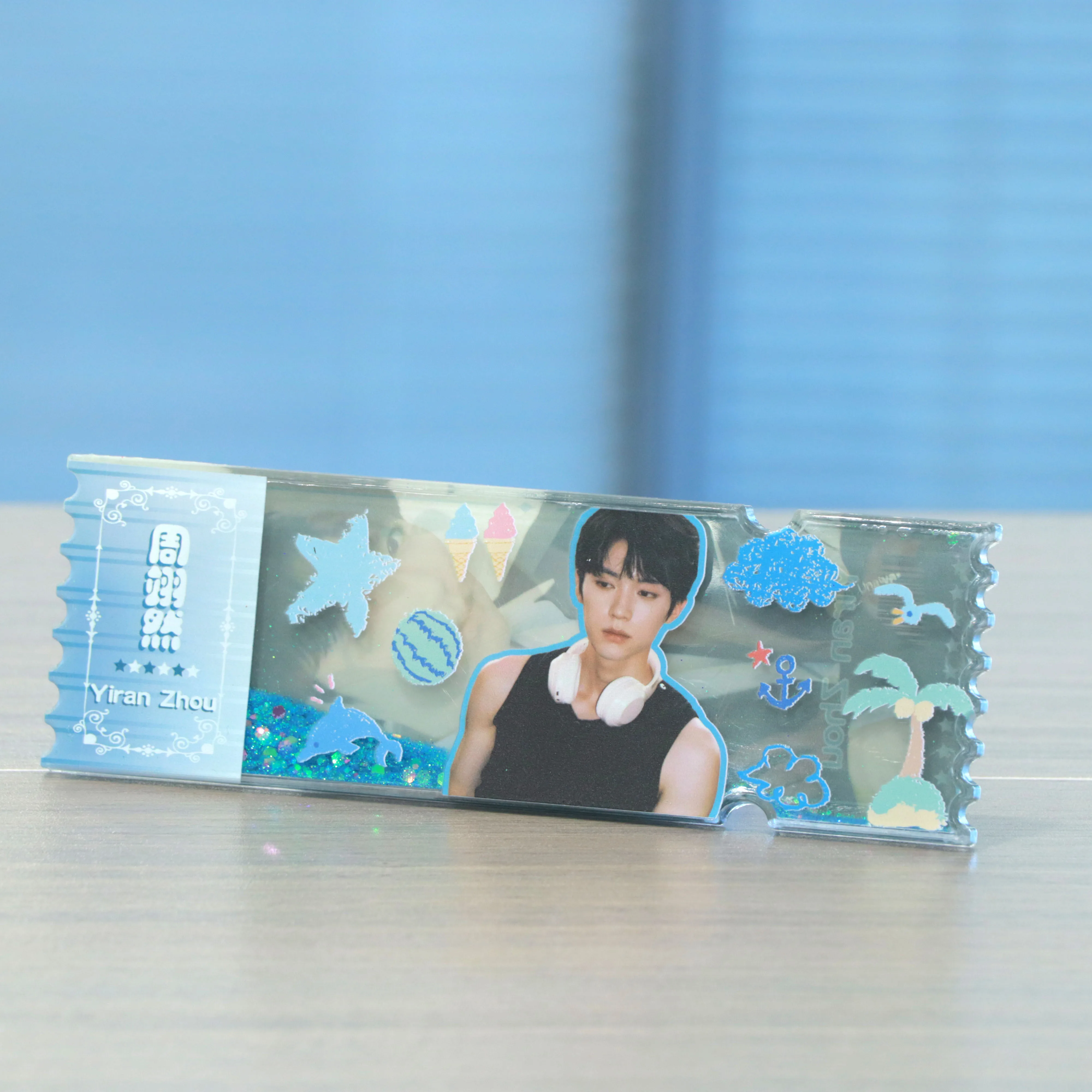 High Quality 3D Anime Stand  Clear Acrylic Standee Block  Customized UV Printing With Shiny Oil Acrylic Display Block Standee