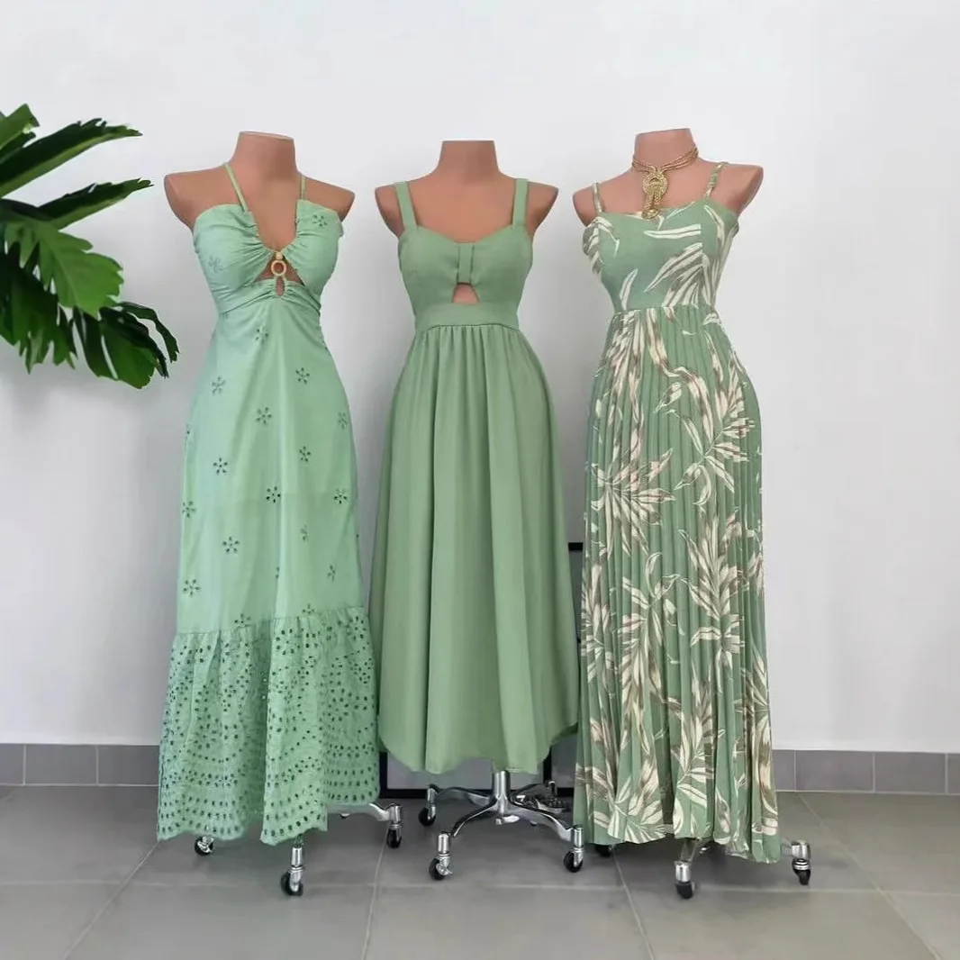 ladies modest dresses Dorthy_Dress Bad Bunny's Best Outfits: Our Relax Dress made ocean_blue Size:33W x 30L