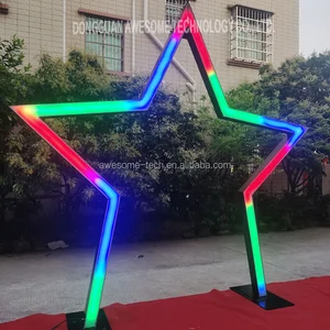 Acrylic Iron Decoration Led Tunnel Light Decorative Arch Motif Light