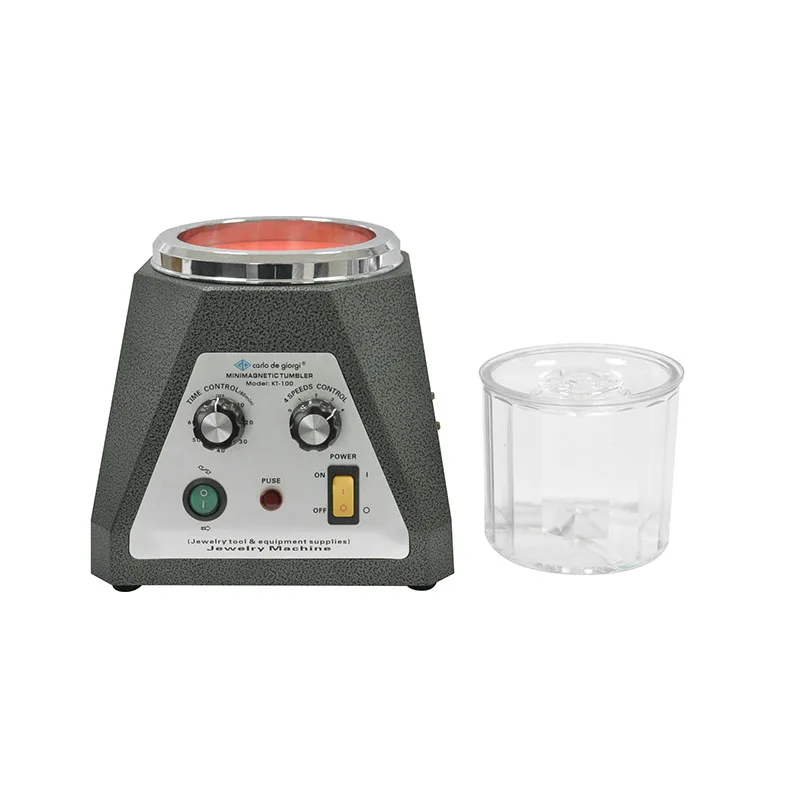 KT-100磁気タンブラー磁気ポリッシャー 4段階速度ジュエリーポリッシャー KT-100磁気タンブラー磁気ポリッシャー 4段階速度ジュエリー