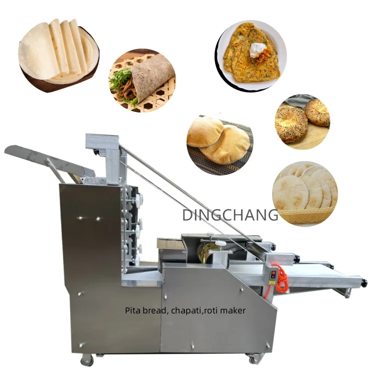 High output	semi automatic chapati machine	samoon press pizza bread making machine	pita maker roti making machine electric