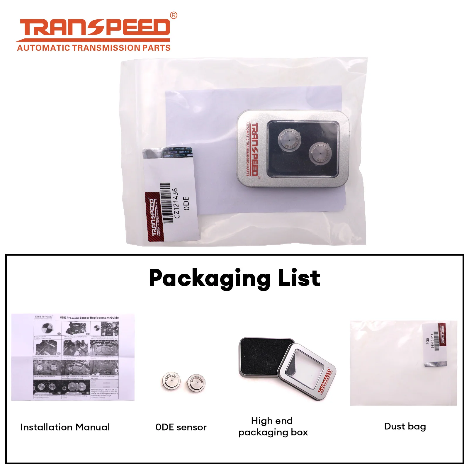 0DE DQ500 DQ380 DQ381 TCU Transmission Control Unit Pressure
