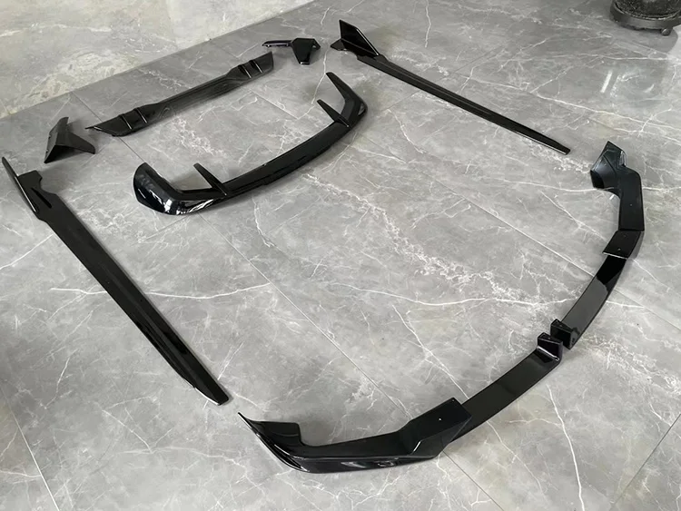 New Model X5 G05 LCI Body Kits Front Splitter Rear Diffuser Side Skirts Spoiler G05 LCI aero Kits with Glossy Black