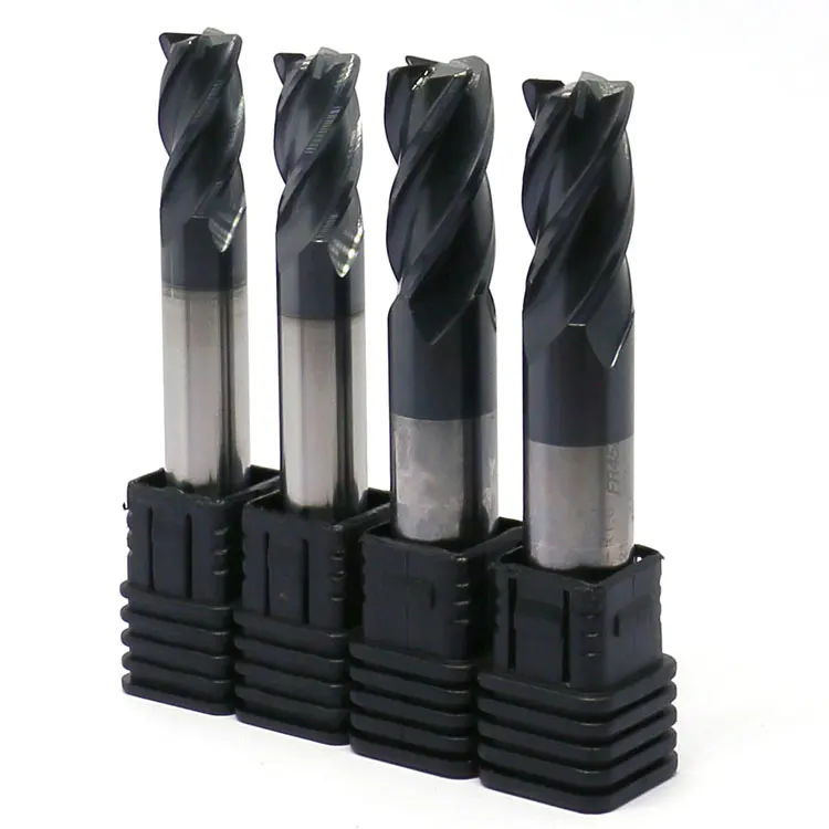 Wholesale Prices Solid Carbide Hrc45 2 Flautes Corner Radius Bullnose