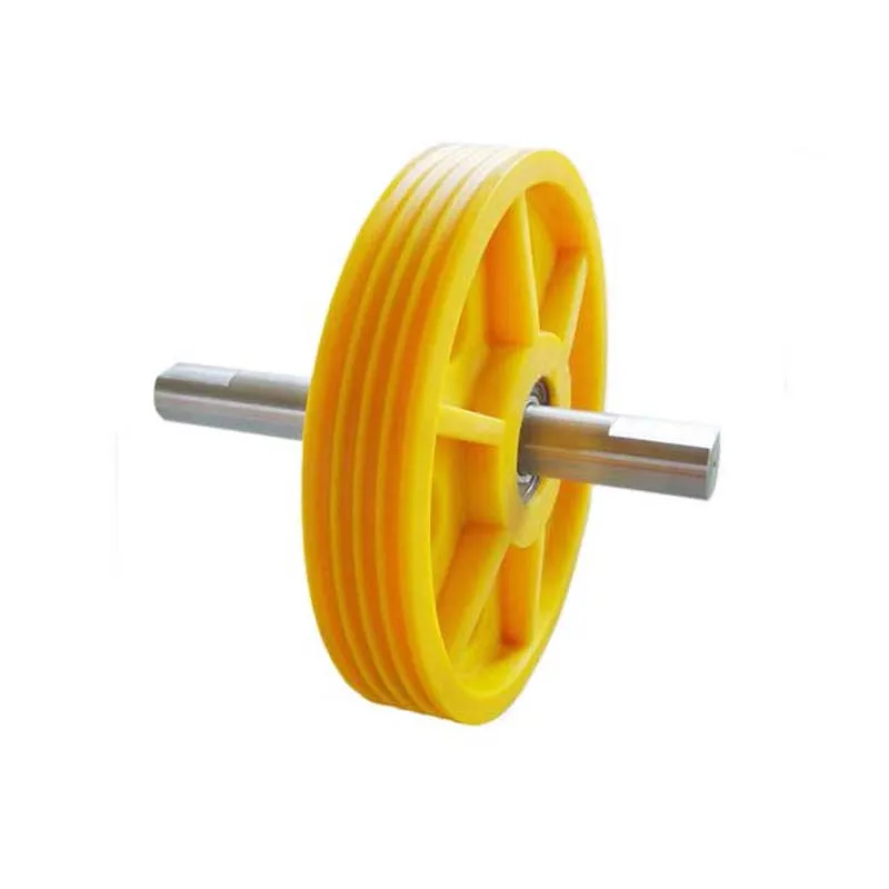 Elevator Pulley CNC Machining Steel Wire Rope Pulley for Elevator Spare Parts