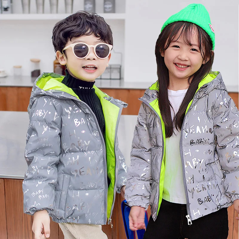 carriage playground Bald Kids Boys Girls Clothes Winter Coats Zipper Hooded Outerwear Children  Hoodie Night Reflective Down Jacket - Buy Reflective Jacket For Boy,Down  Jacket,Zipper Coat Product on Alibaba.com