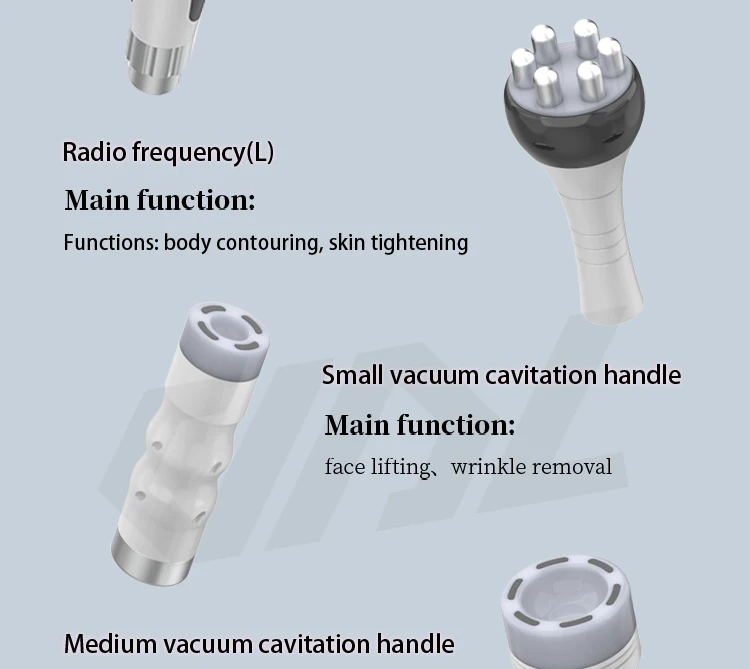 6 In 1 Cavitation Vacuum Slimming Machine With Laser Pads 80K Perdida De Peso Anti-Aging Skin Lifting As82