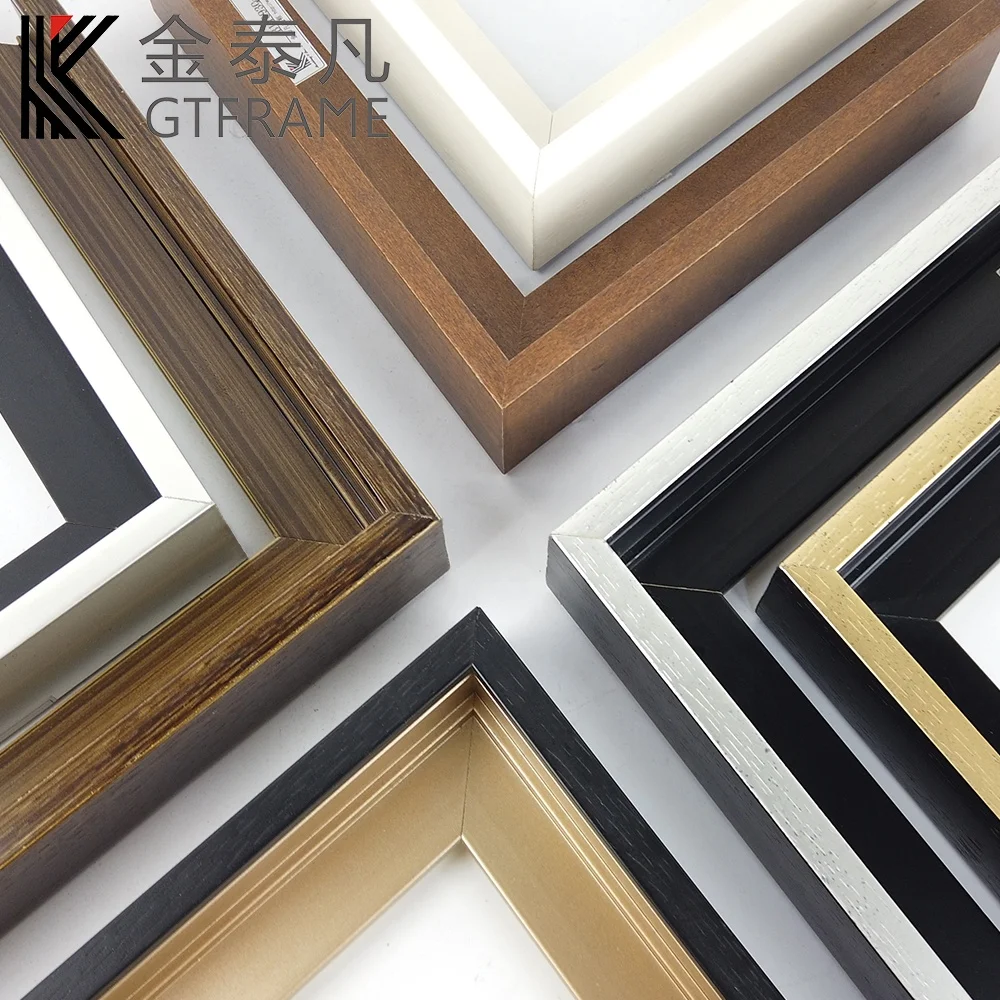 Cornice Galleggiante Effetto Legno Chiaro 30x40 Cm Per Tela Profonda 2.5-3.2 Cm - Quadro Moderno Da Parete - 2