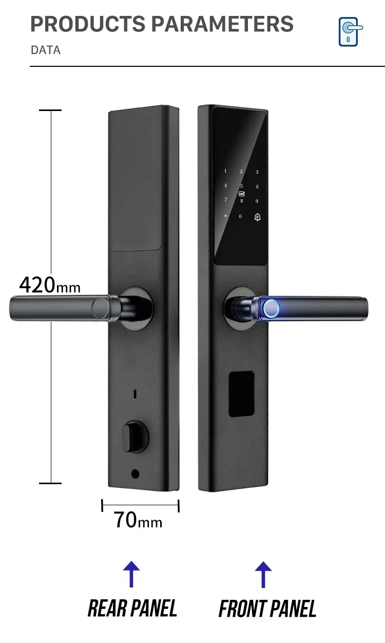 Automatic Lock For Apartment Door With Smartphone App photo