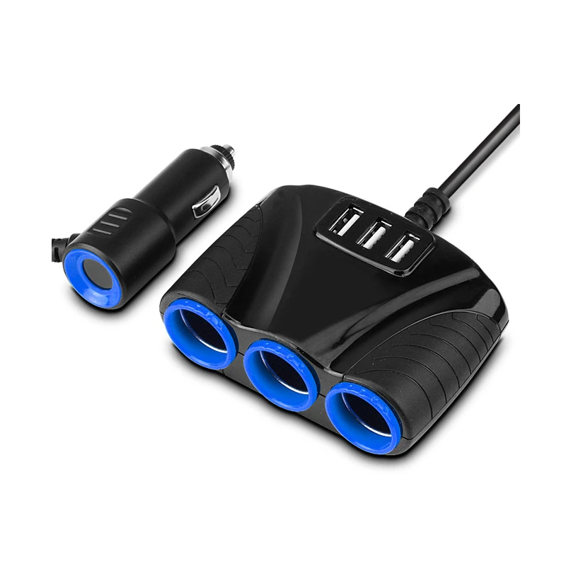 cigarette lighter adapter for iphone 17 16 15 Car Charger Fast Charging, 90W 4-Port USB C Fast Car Charger with 240W 3FT USB-C Cable iPhone 17/Air/17 The best cool tech usb multiport car gadgets for just you or sharing the charge time with a friend 120W USB C Fast Car