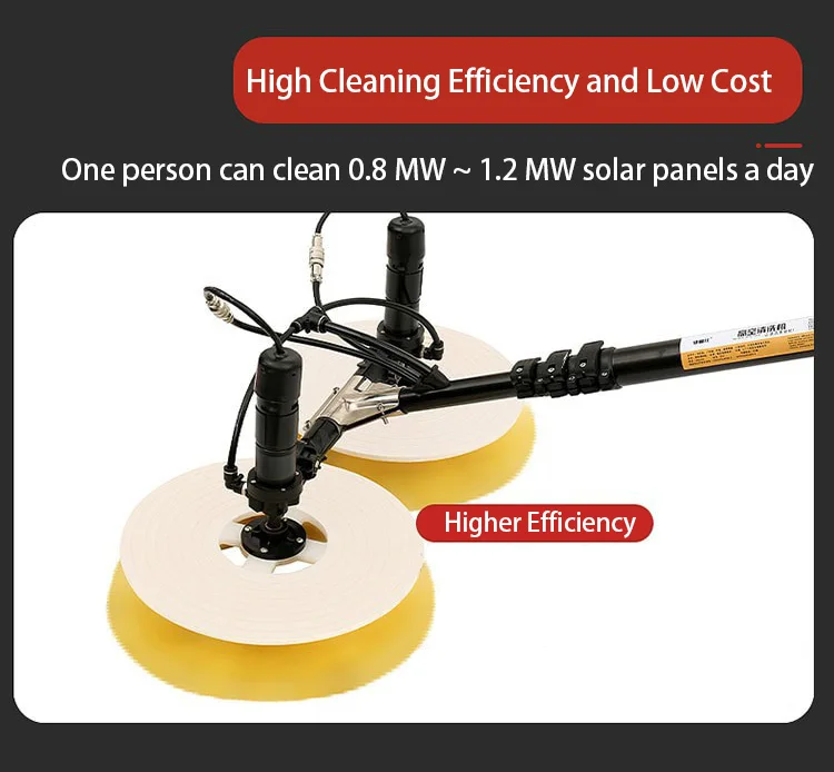 Solar Panel Cleaning Tool Equipment Double Head Solar Panel Cleaning Brush Buy Solar Panel