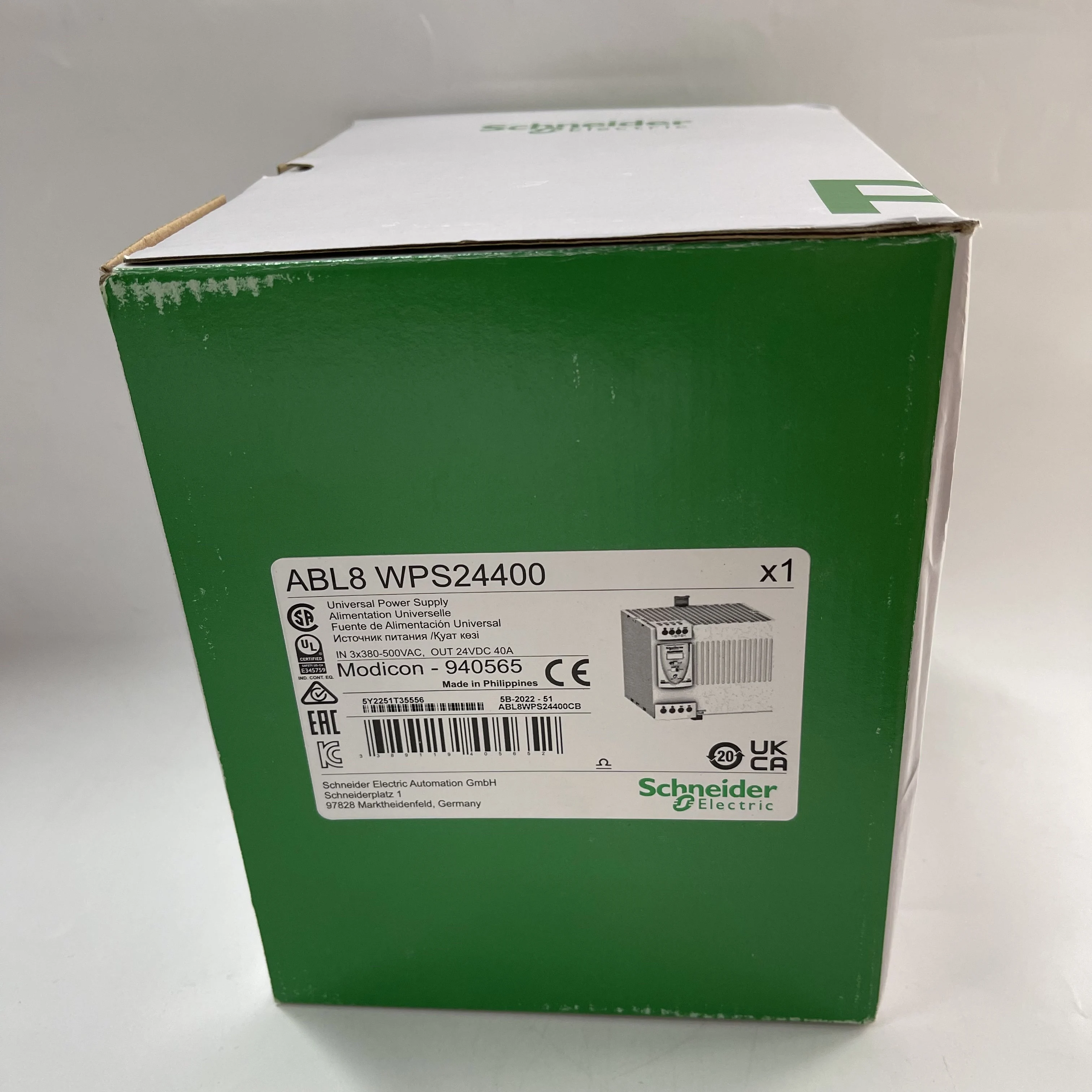 Schneider Universal Power Supply ABL8WPS24400
