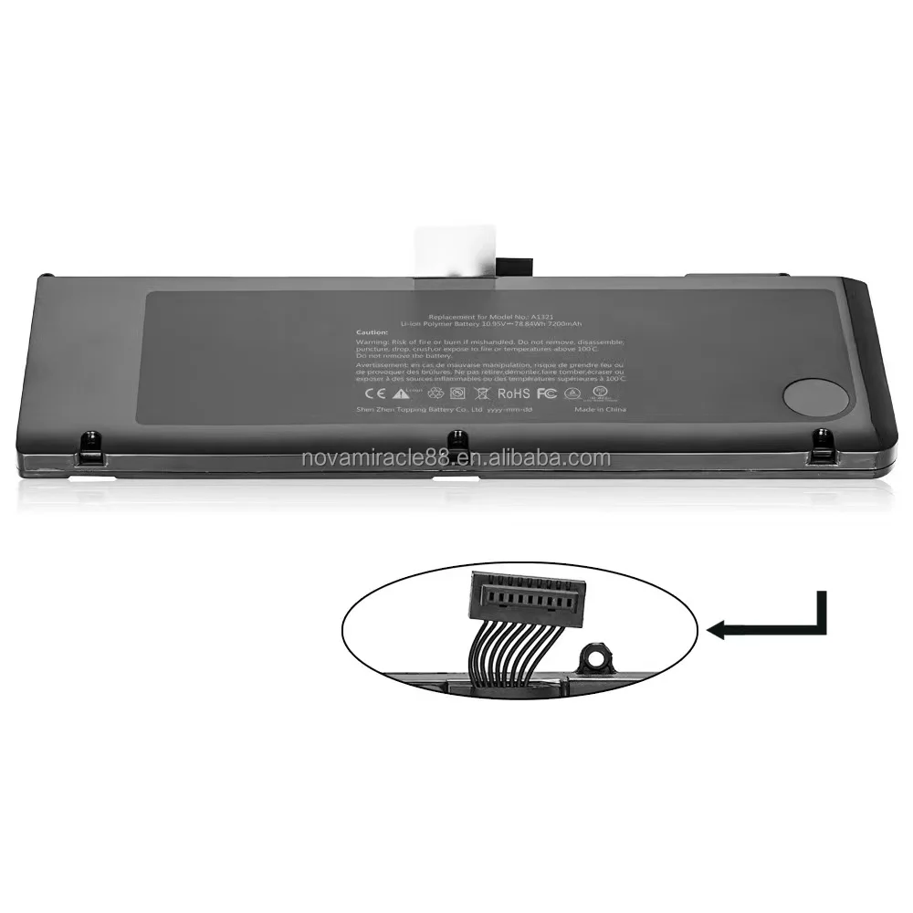 A1321 Mc723 A1382 A1286 A1321 Mc371 Replacement Laptop Battery 10.98v ...