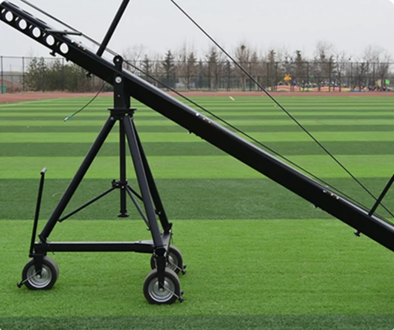 Professional 12 Meters 3-Axis Motorized Dutch Head Video Camera Crane Triangle Jib for Filming