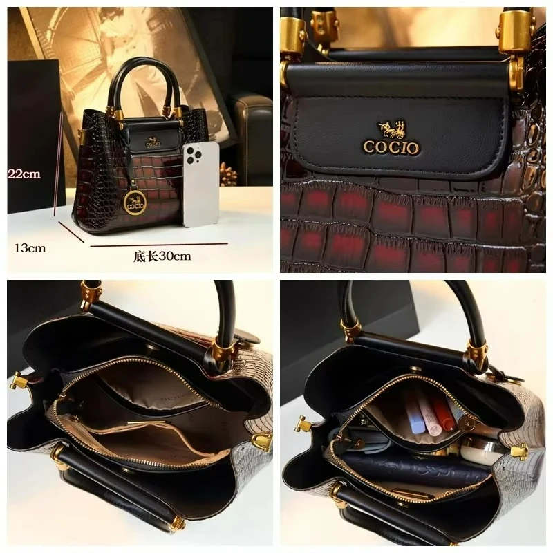 Elegant Large Capacity Crossbody Bag for Stylish Moms