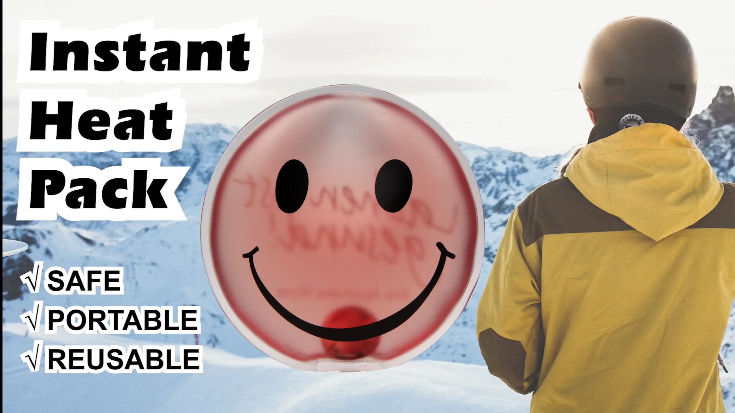 Wholesale Custom Shape Reusable Coin Activated Gel Instant Heat Pack