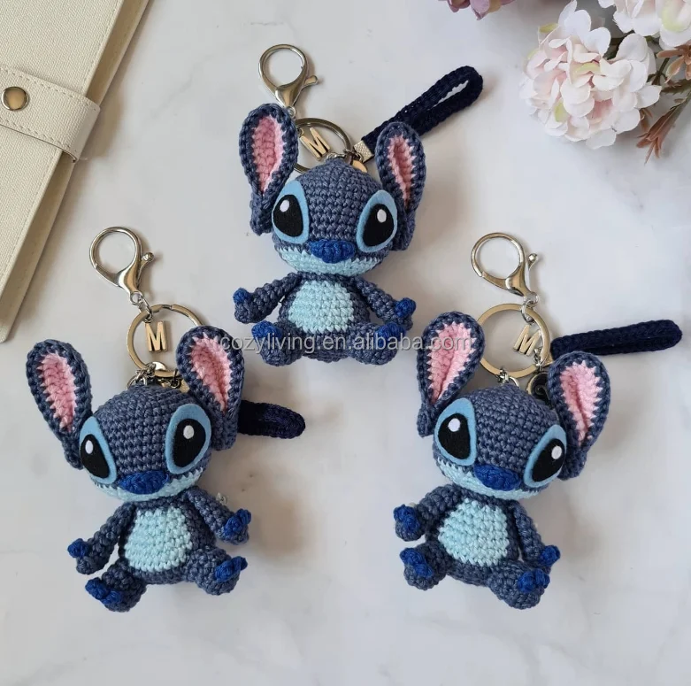 Handmade Blue Dogs Toys As Keychains for Kids Creative Animal Movie ...