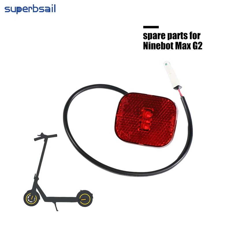 Superbsail Original Rear Taillight for Ninebot Max G2 Electric Scooter Brake Light Waterproof Rear Fender Light Safety Stoplight factory