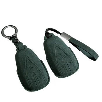 3D Fur Car Key Protective Cover Soft High-Temperature Hot Pressed Button for Changan Cars Car Key Accessories