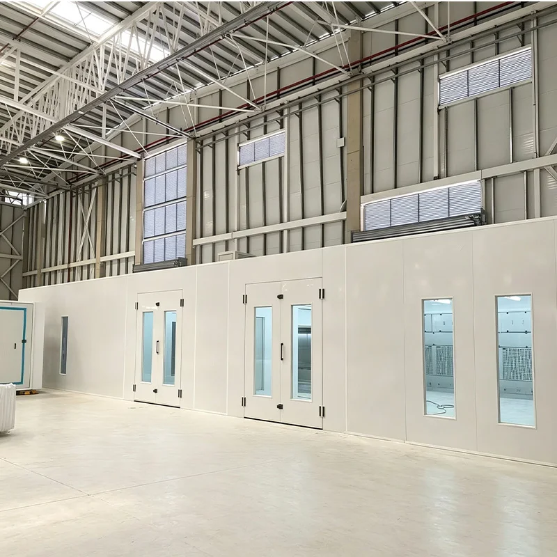 3in1 Automotive Spray Booth Drying Room and Sanding Room Integrated Car Body Painting System Professional Auto Repair Workshops
