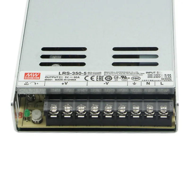 LRS-350-5V 350W Schaltnetzteil – Einzelausgang 5V, Geschlossenes Netzteil, Spannungsregler Für Industrie Und DIY