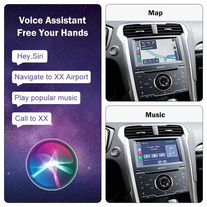 SYNC 2 Android Auto Wireless Video Interface Apple CarPlay Retrofit Kit Box Module for Ford Expedition