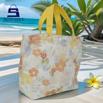 Durable Eco-friendly Reusable Luxury Cotton Customized Tote Bags