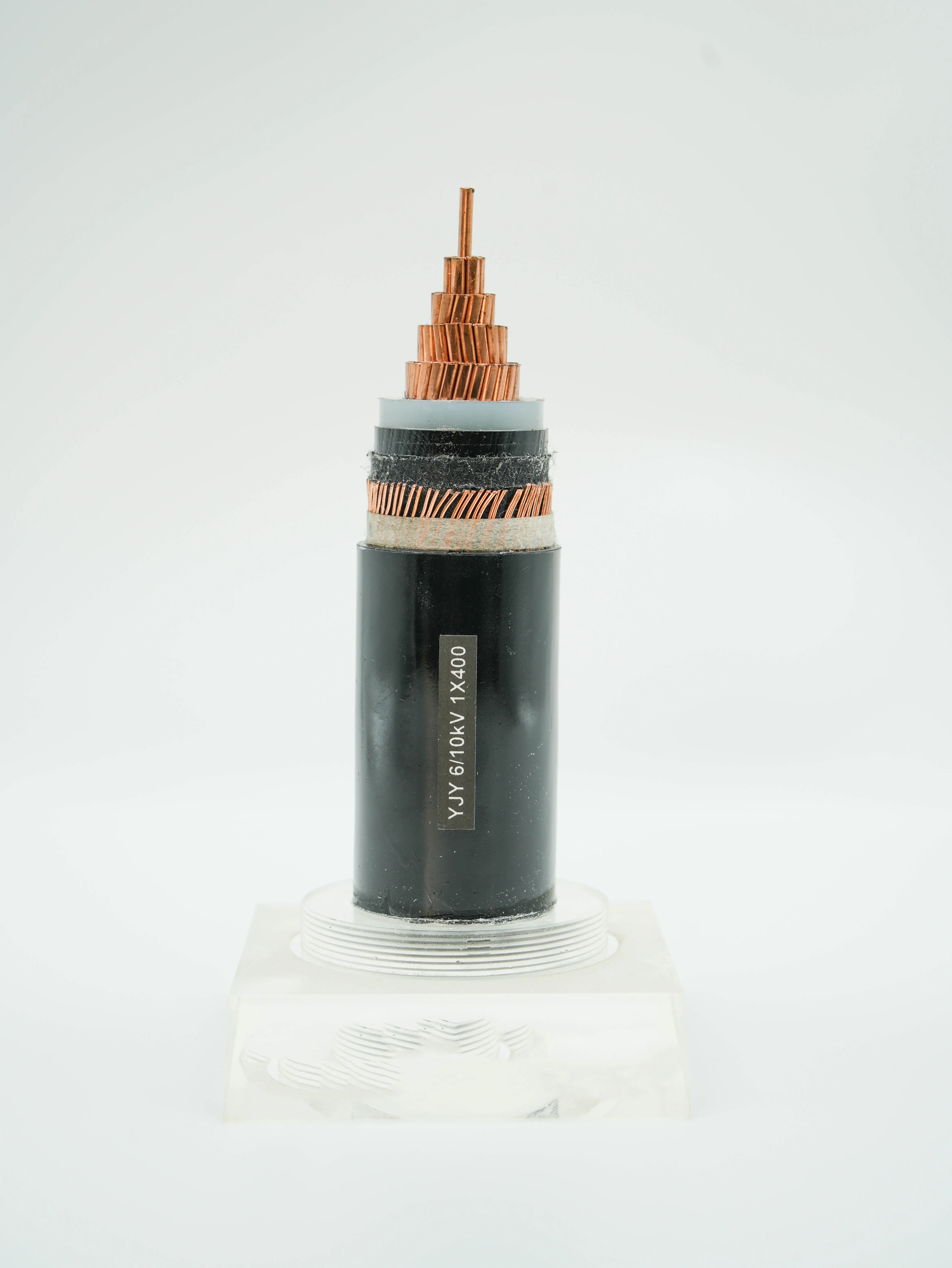 Aluminum Copper Conductor 26/35Kv Pvc Pe Sheathed Fine Steel Wire ...