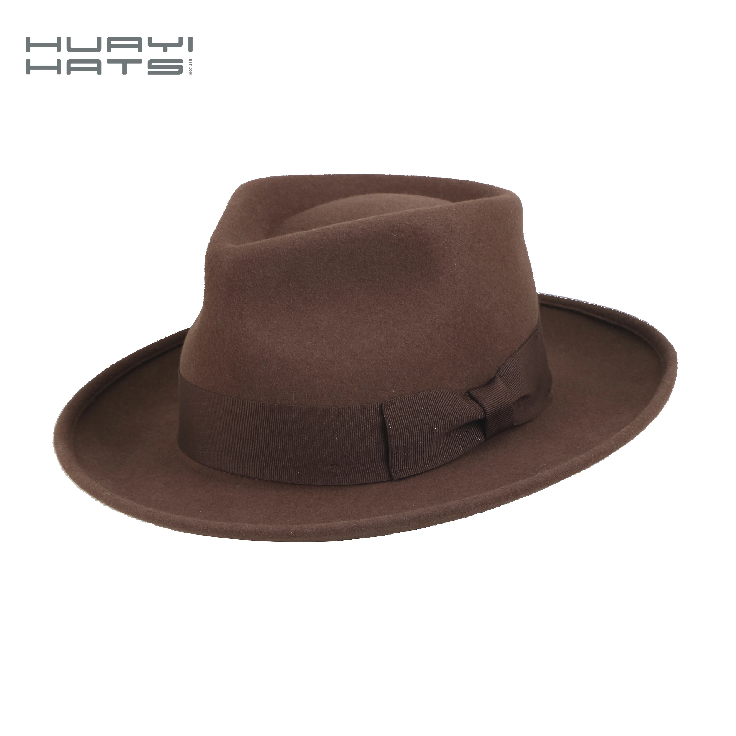 60% off Promotion HUAYI HATS in STOCK Outdoor Roll up Brim Brown