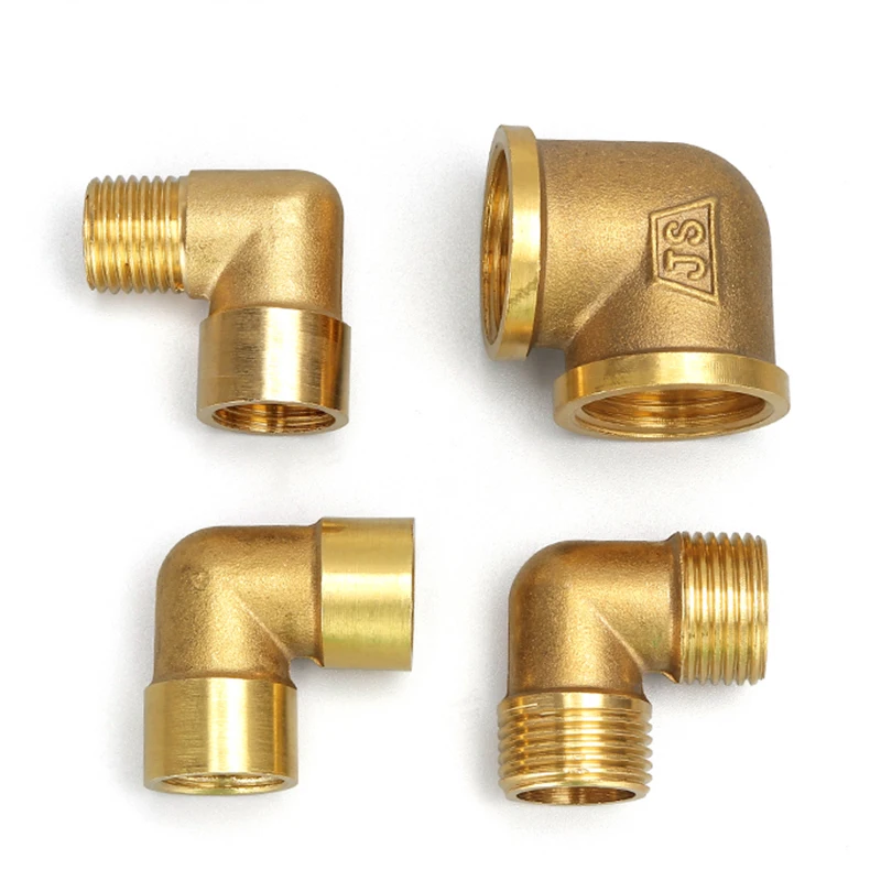 1/2" 3/4" Male/Female Thread BSP Elbow Brass Fitting Pipe Reducer Connector 