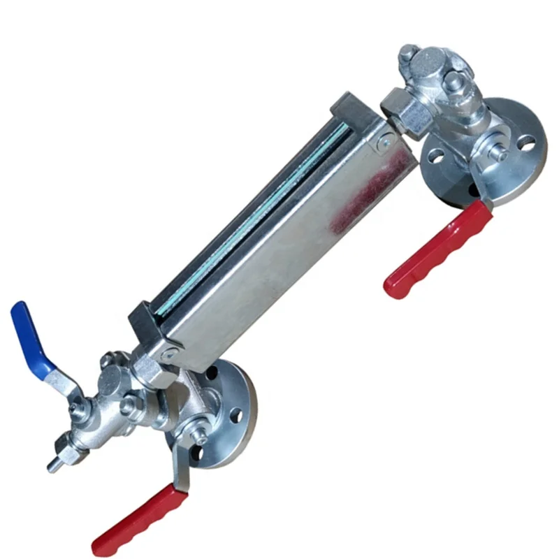 Flange Connected Type Reflection Glass Plate Level Gauge Plate Boiler Water Level Gauges