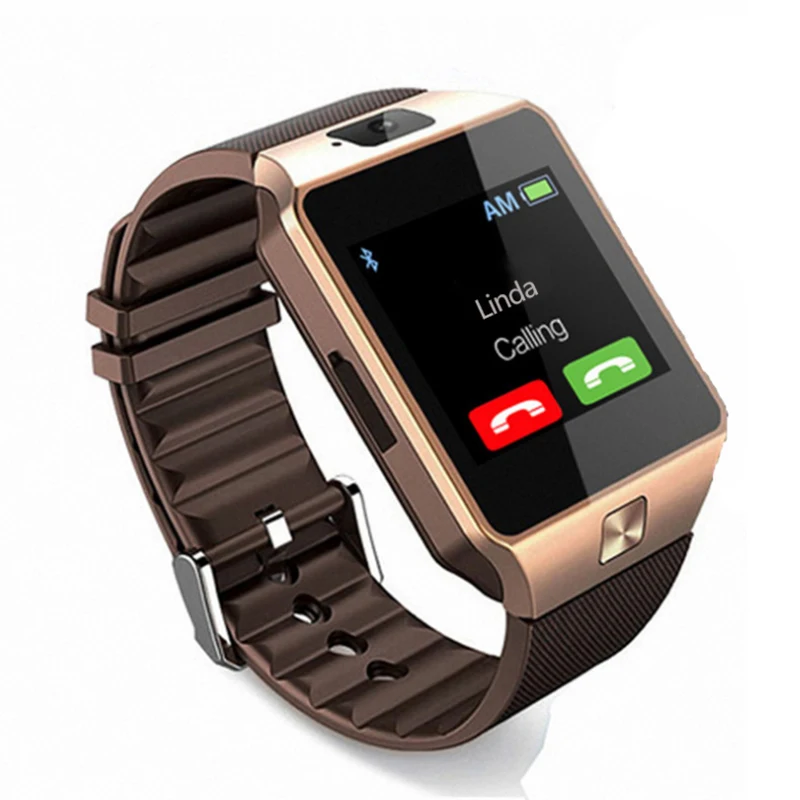 2024 Wholesale Kids Wrist Smart Watch Fitness Bracelet TFT Display Android IOS TF SIM Compass BT DZ09 Mobile Watch Phones Heart