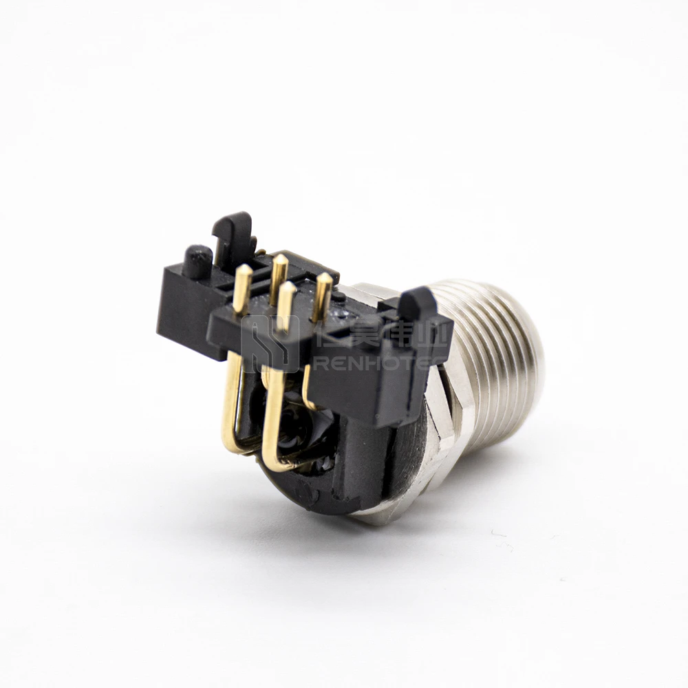 Elecbee 4 Pin M12 Male Female Screw Connection 90 - View #13