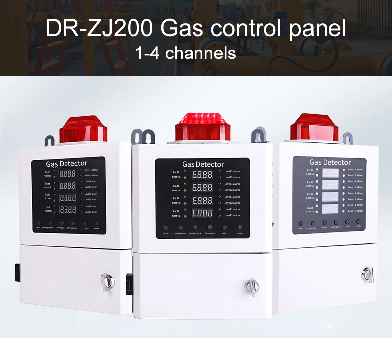 RTTPP Smart Gas Leak Detector Toxic Gas Detector Ammonia Fixed Gas ...