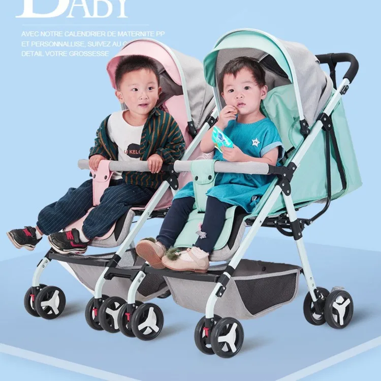 2022 New 3 in 1 Best Selling Baby Stroller for Twins Baby Stroller in Dubai Twin Strollers